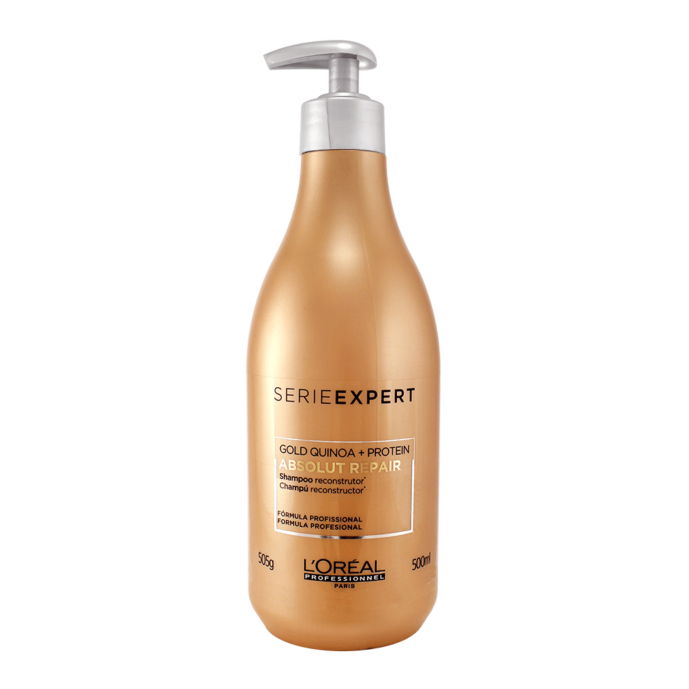 Shampoo Absolut Repair Gold Quinoa + Protein 500ml LOréal Coprobel