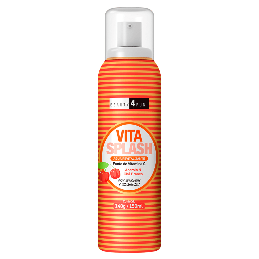 Água Revitalizante Vita Splash 150ml Beauty 4 Fun Coprobel