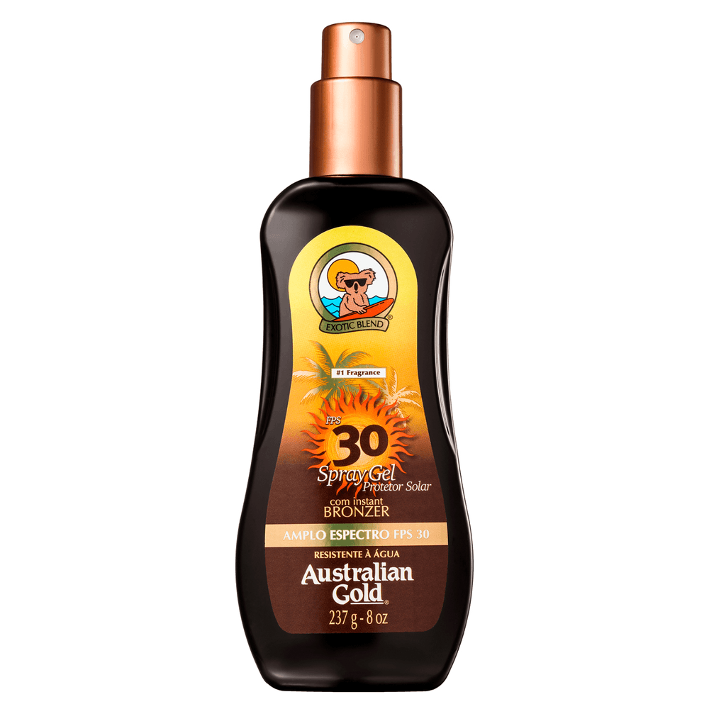 Protetor Solar Corporal Spray Gel FPS30 237g Australian Gold Coprobel