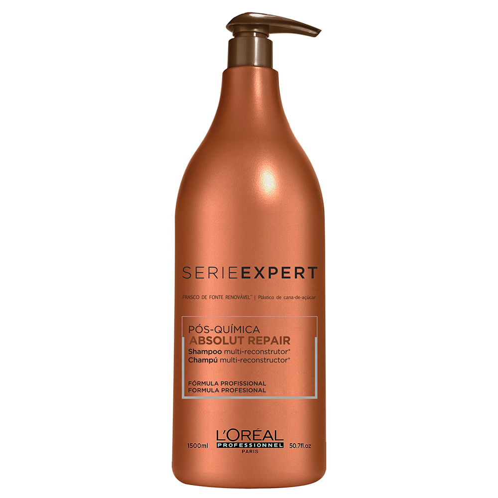 Shampoo Expert Absolut Repair Pós Química 1500ml LOréal Coprobel