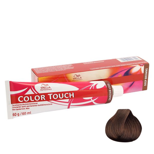 Tonalizante Color Touch 771 Louro Médio Marrom Acinzentado 60g Wella Coprobel 4608