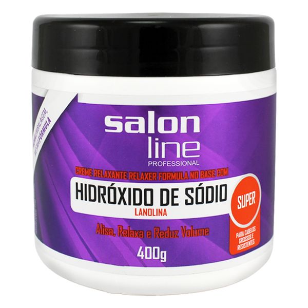 Creme Alisante Hidroxido de Sódio Super 400g Salon Line