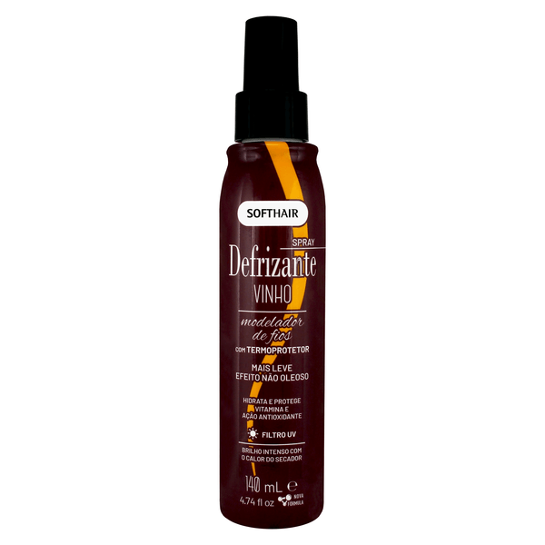 Spray Defrizante Vinho 140ml Soft Hair
