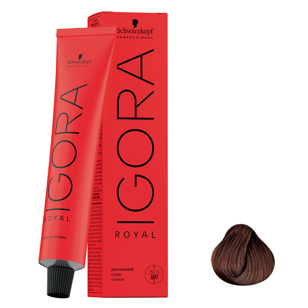 Coloração Igora Royal 6-6 Louro Escuro Chocolate 60g Schwarzkopf