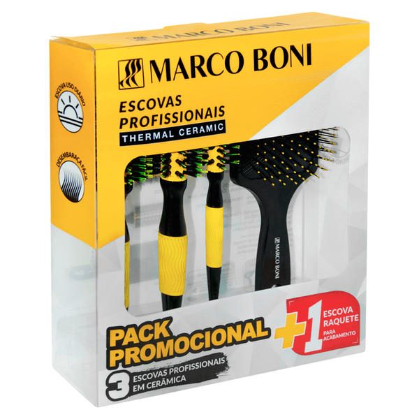 Kit de Escovas com 4 unidades Ref:6204 Marco Boni