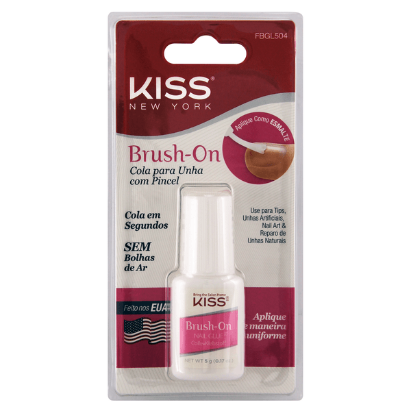 Cola Para Unhas Brush On 5ml First Kiss