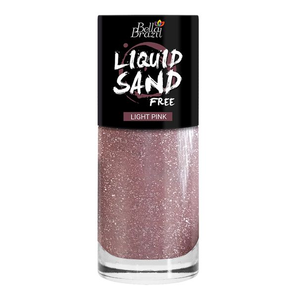 Esmalte Liquid Sand Light Pink 9ml Bella Brazil