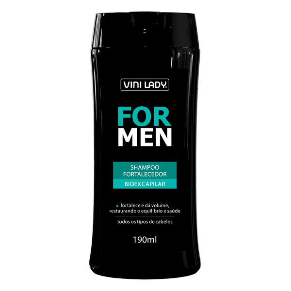 Shampoo For Men Fortalecedor 190ml Vini Lady