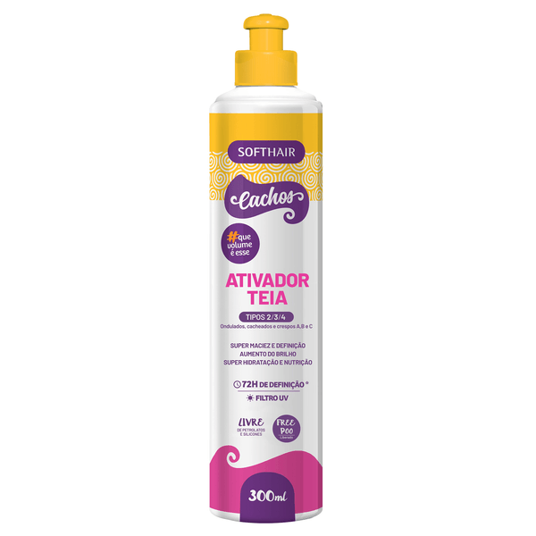Spray Umidificador para Cachos 300ml Soft Hair