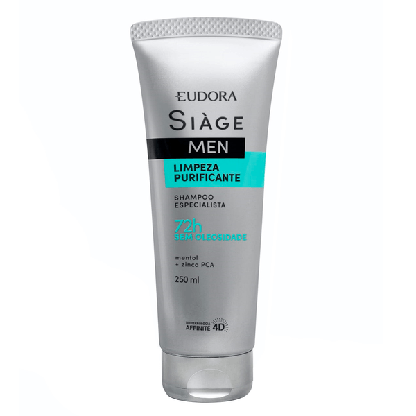 Shampoo Men Limpeza Purificante 250ml Siagé Eudora