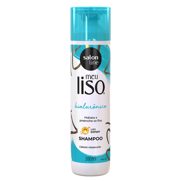 Shampoo Meu Liso Hialurônico 300ml Salon Line