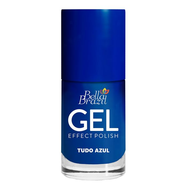Esmalte Gel Tudo Azul 9ml Bella Brazil