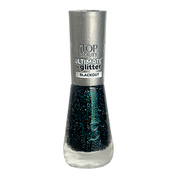 Esmalte Ultimate Glitter Blackout 9ml Top Beauty
