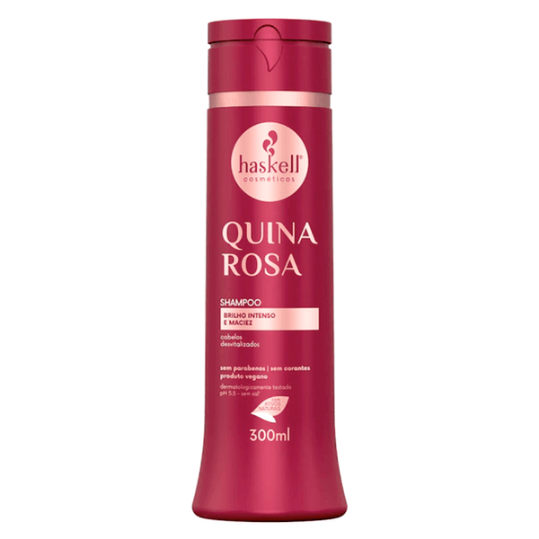 Shampoo Quina Rosa 300ml Haskell