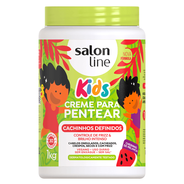 Creme para Pentear Kids Cachinhos Definidos 1kg Salon Line