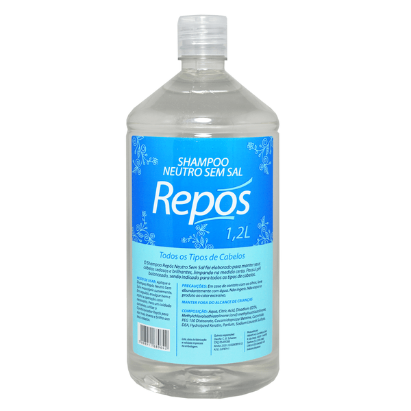 Shampoo Neutro Sem Sal 1,2 Litros Repós