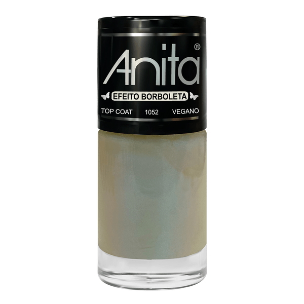Esmalte Top Coat Efeito Borboleta 10ml Anita