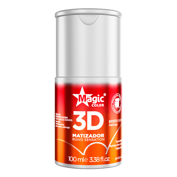 Máscara Gloss Matizador 3D Ruivo Sensation 100ml Magic Color