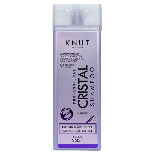 Shampoo Profissional Cristal 250ml Knut