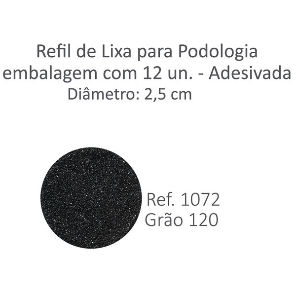 Lixa Refil Desbaste GR120 com 12 unidades Raskalo