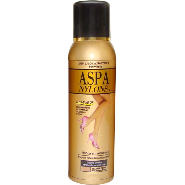 Spray para Pernas Nylons Intantâneo Bronze Glow 150ml Aspa