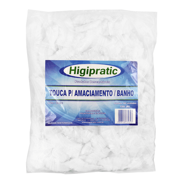 TOUCA-DESC-HIGIPRATIC-BANHO-100UN TOUCA-DESC-HIGIPRATIC-BANHO-100UN