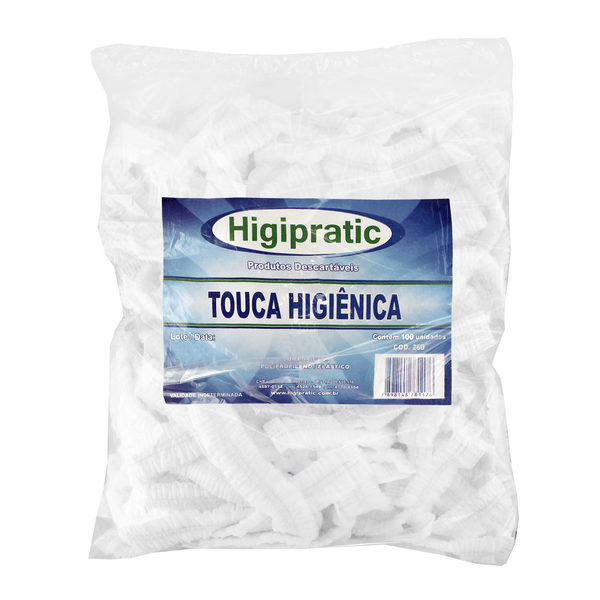 TOUCA-HIG-HIGIPRATIC-100UN TOUCA-HIG-HIGIPRATIC-100UN