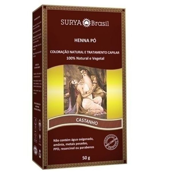 HENNA-SURYA-PO-50G-CASTANHO HENNA-SURYA-PO-50G-CASTANHO