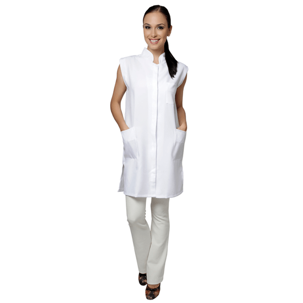 JALECO-FEM-STA-CLARA-S-MANGA-GREICE-BR-P JALECO-FEM-STA-CLARA-S-MANGA-GREICE-BR-P