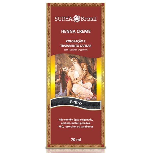 HENNA-SURYA-CR-70ML-PRETO HENNA-SURYA-CR-70ML-PRETO