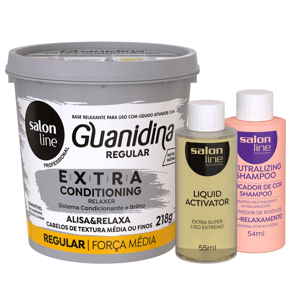 KIT-GUANI-SALON-LINE-EX-COND-218G-REGULAR KIT-GUANI-SALON-LINE-EX-COND-218G-REGULAR