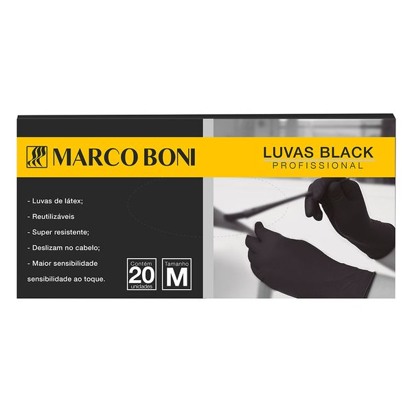 LUVA-MBONI-BLACK-20UN-M LUVA-MBONI-BLACK-20UN-M