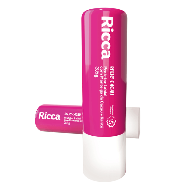 PROTETOR-RICCA-LABIAL-3-5G-FPS15-MAN-CACAU PROTETOR-RICCA-LABIAL-3-5G-FPS15-MAN-CACAU
