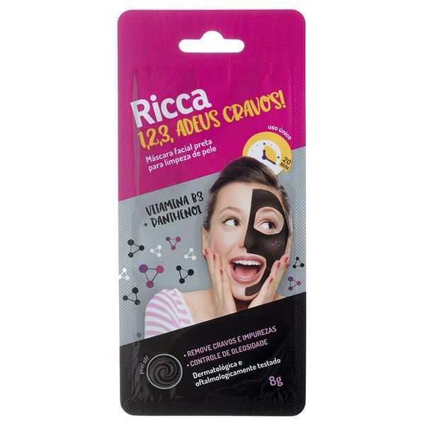 MASC-RICCA-LIMPEZA-FACIAL-PRETA MASC-RICCA-LIMPEZA-FACIAL-PRETA