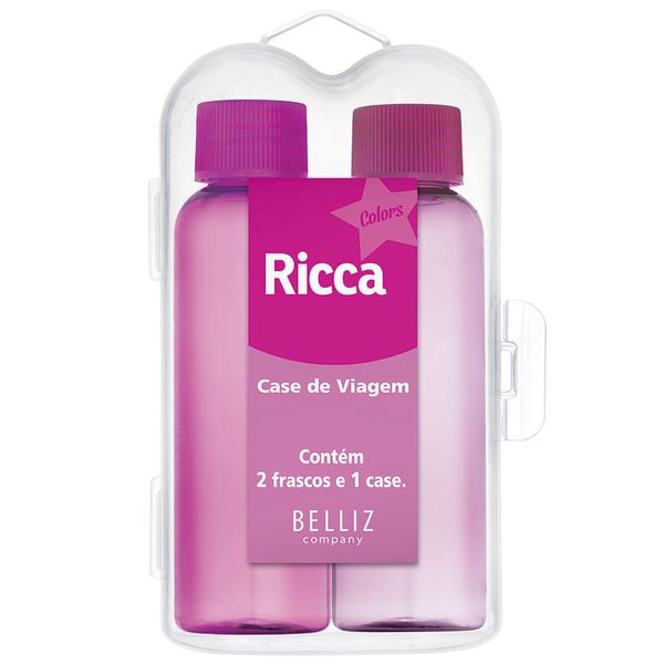 KIT-VIAGEM-RICCA-COLORS-60ML-C-2-UN KIT-VIAGEM-RICCA-COLORS-60ML-C-2-UN