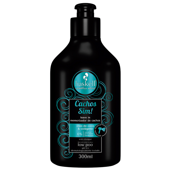 LEAVE-IN-HASKELL-CACHOS-SIM-300ML-MEMORIZADOR LEAVE-IN-HASKELL-CACHOS-SIM-300ML-MEMORIZADOR