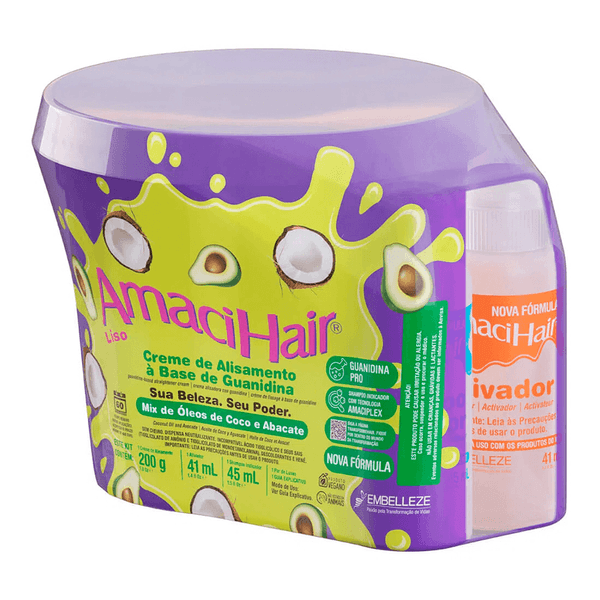 KIT-EMBELLEZE-AMACIHAIR-200G-LISO KIT-EMBELLEZE-AMACIHAIR-200G-LISO