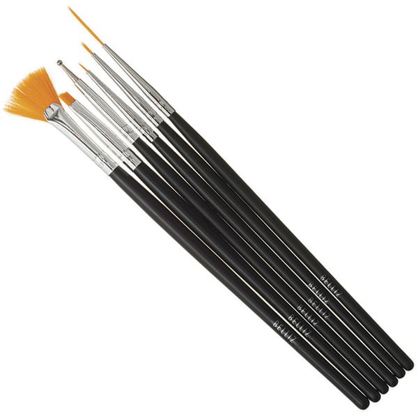 KIT-PINCEL-BELLIZ-P-UNHA-C-6-UN KIT-PINCEL-BELLIZ-P-UNHA-C-6-UN
