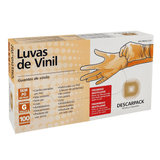 LUVA-DESCARPACK-VINIL-S-PO-100UN-G