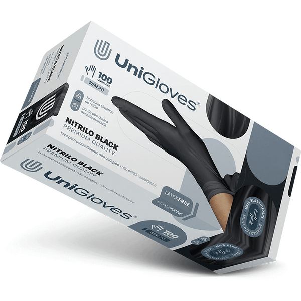 LUVA-UNIGLOVES-100UN-S-PO-BLACK-G LUVA-UNIGLOVES-100UN-S-PO-BLACK-G