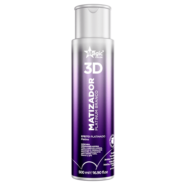MASC-GLOSS-MAGIC-C-MATIZ-3D-500ML-PLATINUM-BRANCO MASC-GLOSS-MAGIC-C-MATIZ-3D-500ML-PLATINUM-BRANCO