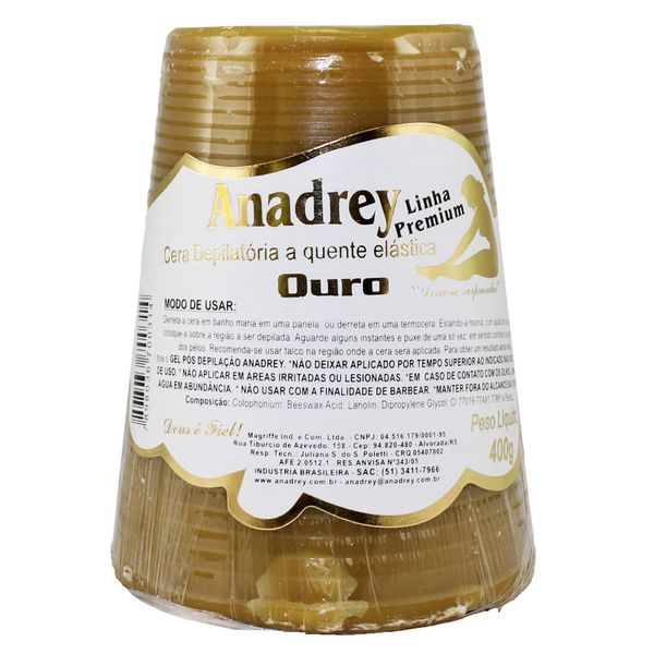 CERA-ANADREY-QUENTE-400G-OURO CERA-ANADREY-QUENTE-400G-OURO
