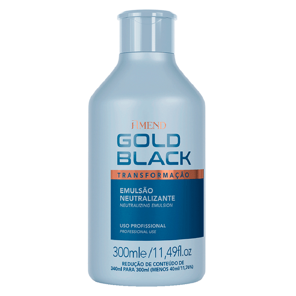 EMULSAO-AMEND-NEUTRAL-340ML-GOLD-BLACK EMULSAO-AMEND-NEUTRAL-340ML-GOLD-BLACK