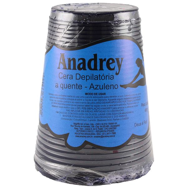 CERA-ANADREY-QUENTE-400G-AZULENO CERA-ANADREY-QUENTE-400G-AZULENO