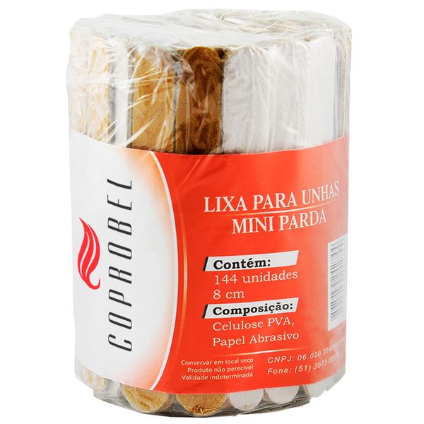 LIXA-COPROBEL-P-UNH-MINI-144UN-PARDA LIXA-COPROBEL-P-UNH-MINI-144UN-PARDA