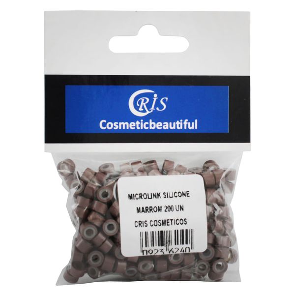 MICROLINK-CRIS-SILICONE-200UN-MARROM MICROLINK-CRIS-SILICONE-200UN-MARROM
