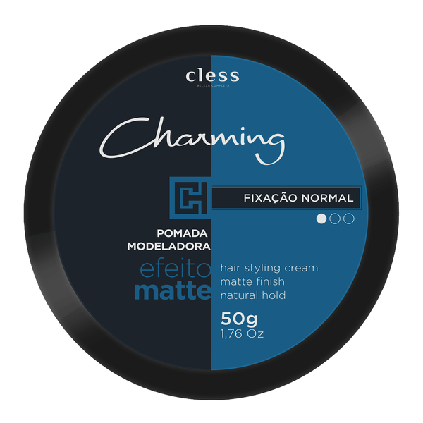 POMADA-CLESS-CHARMING-50G-MOD-BLACK POMADA-CLESS-CHARMING-50G-MOD-BLACK