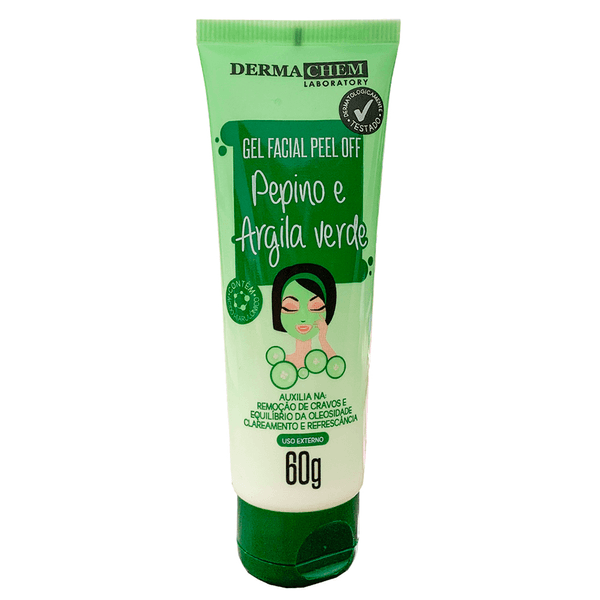 GEL-FACIAL-DERMACHEEM-PEEL-OFF-60G-PEPINO-ARG-VERD GEL-FACIAL-DERMACHEEM-PEEL-OFF-60G-PEPINO-ARG-VERD
