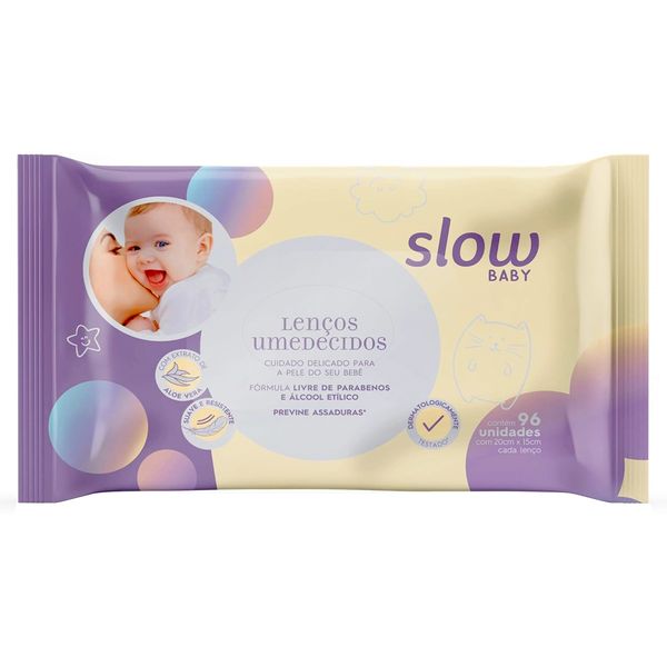 LENCO-UMED-SLOW-BABY-LANOSSI-96UN-WIPES LENCO-UMED-SLOW-BABY-LANOSSI-96UN-WIPES