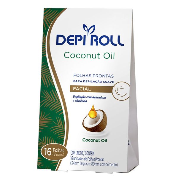 FOLHA-DEP-FACIAL-DEPI-ROLL-16UN-OLEO-DE-COCO FOLHA-DEP-FACIAL-DEPI-ROLL-16UN-OLEO-DE-COCO